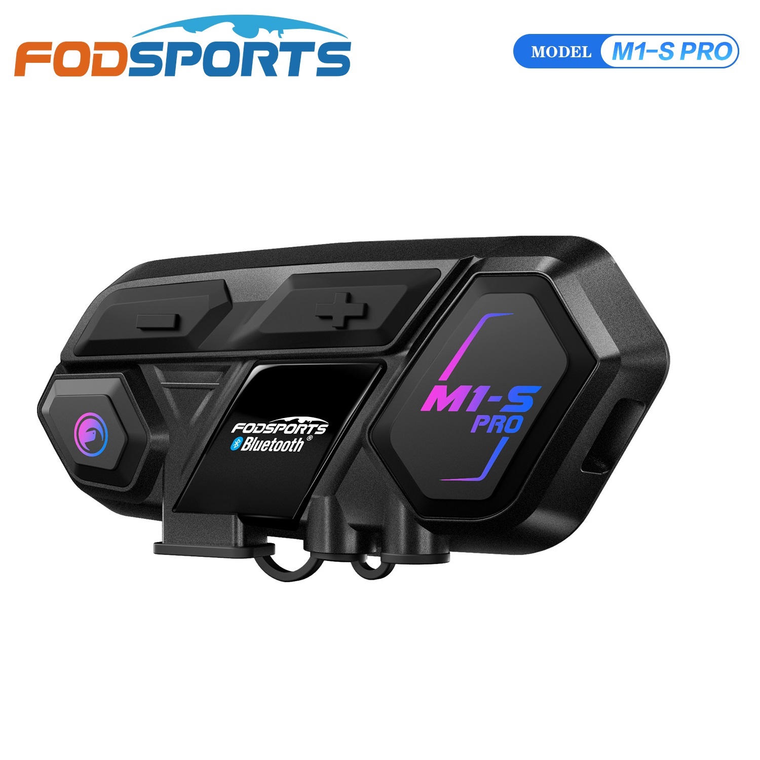 Universal Motorcycle Helmet Intercom Headset - Fodsports M1-S Pro Motorcycle Bluetooth Intercom,Helmet