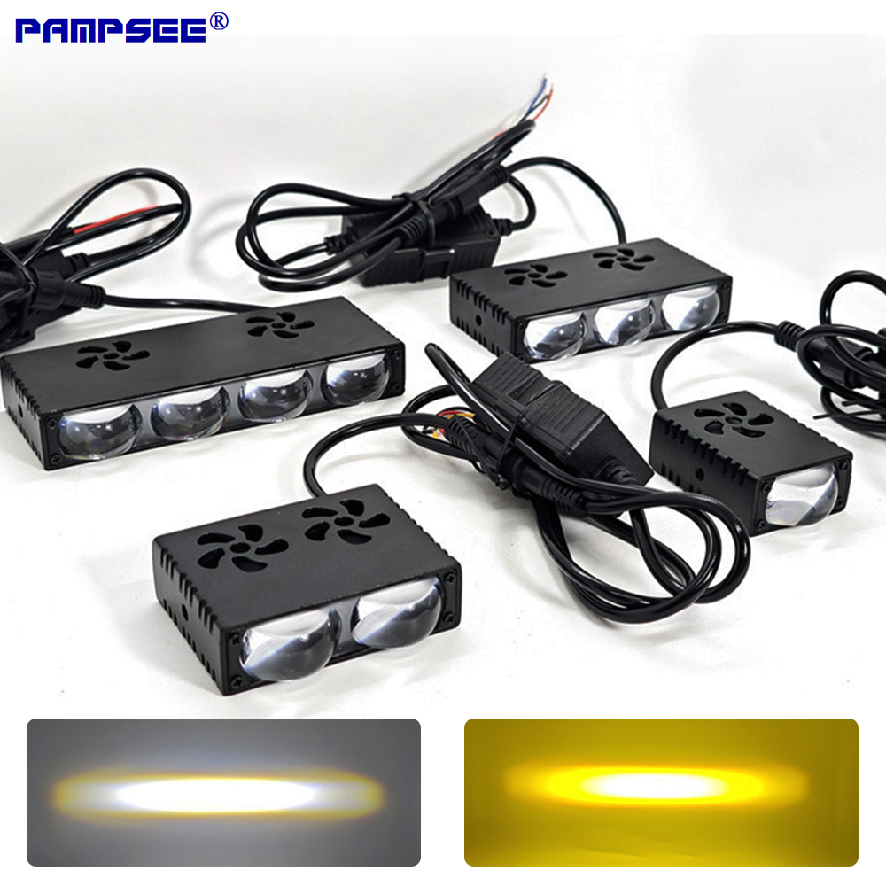 Universal Motorcycle Led Headlight Projector - Car Grille LED Headlight Work Light