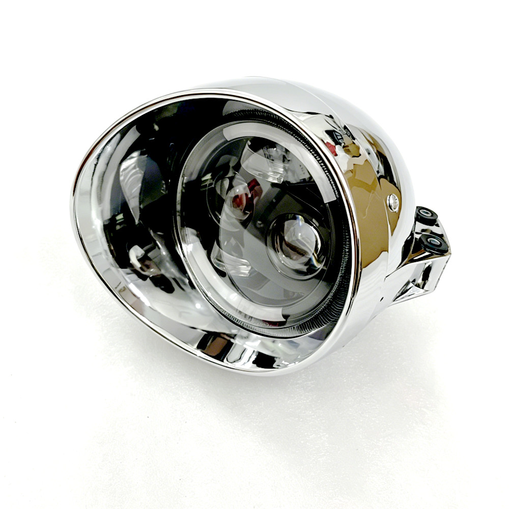 Universal Retro 12V Motorcycle - Universal Motorcycle Led Headlight Projector 评论和价格