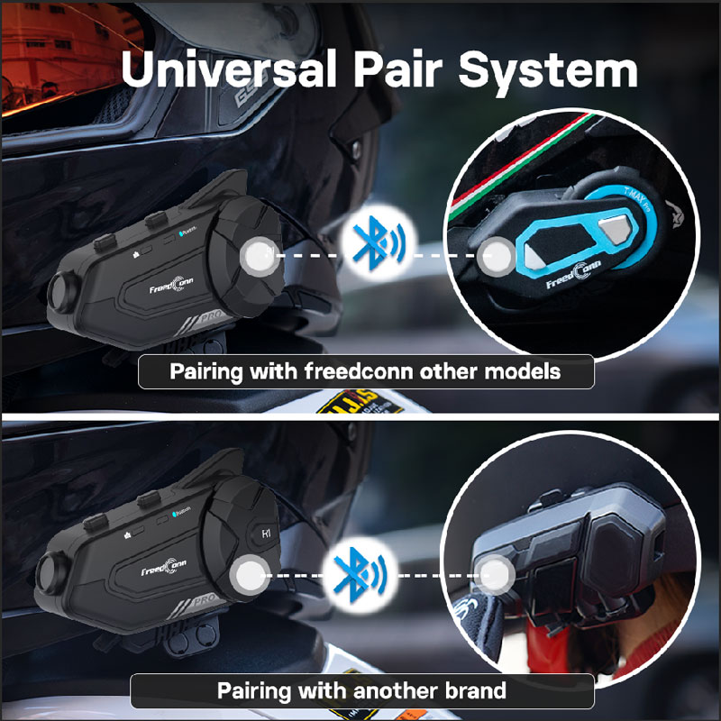 Freedconn Motorcycle Intercom  - Universal Motorcycle Helmet Intercom Headset 评论和价格