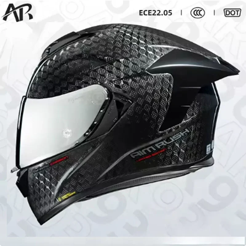 AR 12K Carbon Fiber Motorcycle - Carbon Fiber Lightweight Motorcycle Helmet 评论和价格