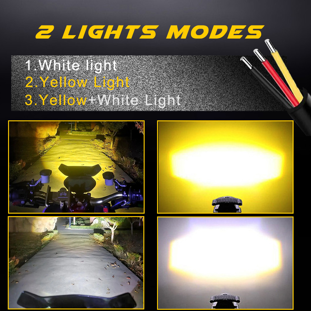 Additional Led Headlights For  - Universal Motorcycle Led Headlight Projector 评论和价格
