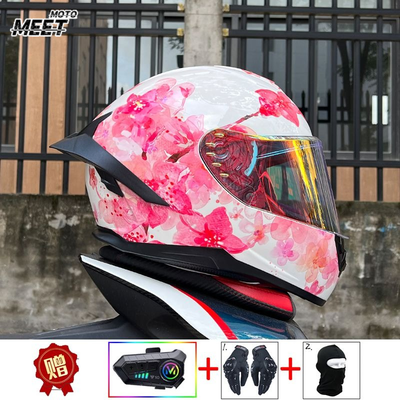 ORZ Motorcycle Bluetooth Helme - Full Face Motorcycle Helmet With Bluetooth 评论和价格