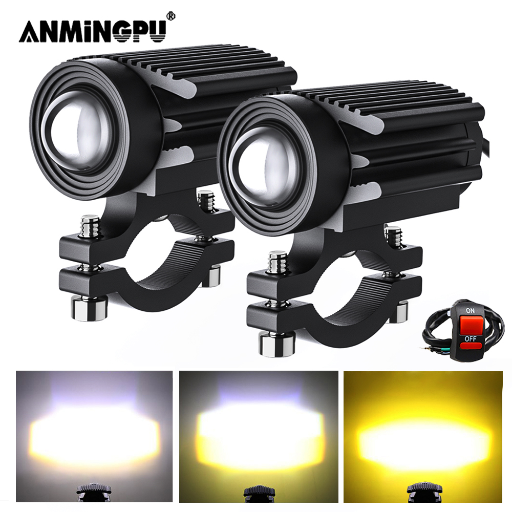 Motorcycle LED Light motorcycl - Universal Motorcycle Led Headlight Projector 评论和价格