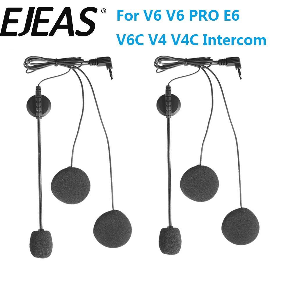 3.5MM Earphone Microphone Acce - Universal Motorcycle Helmet Intercom Headset 评论和价格