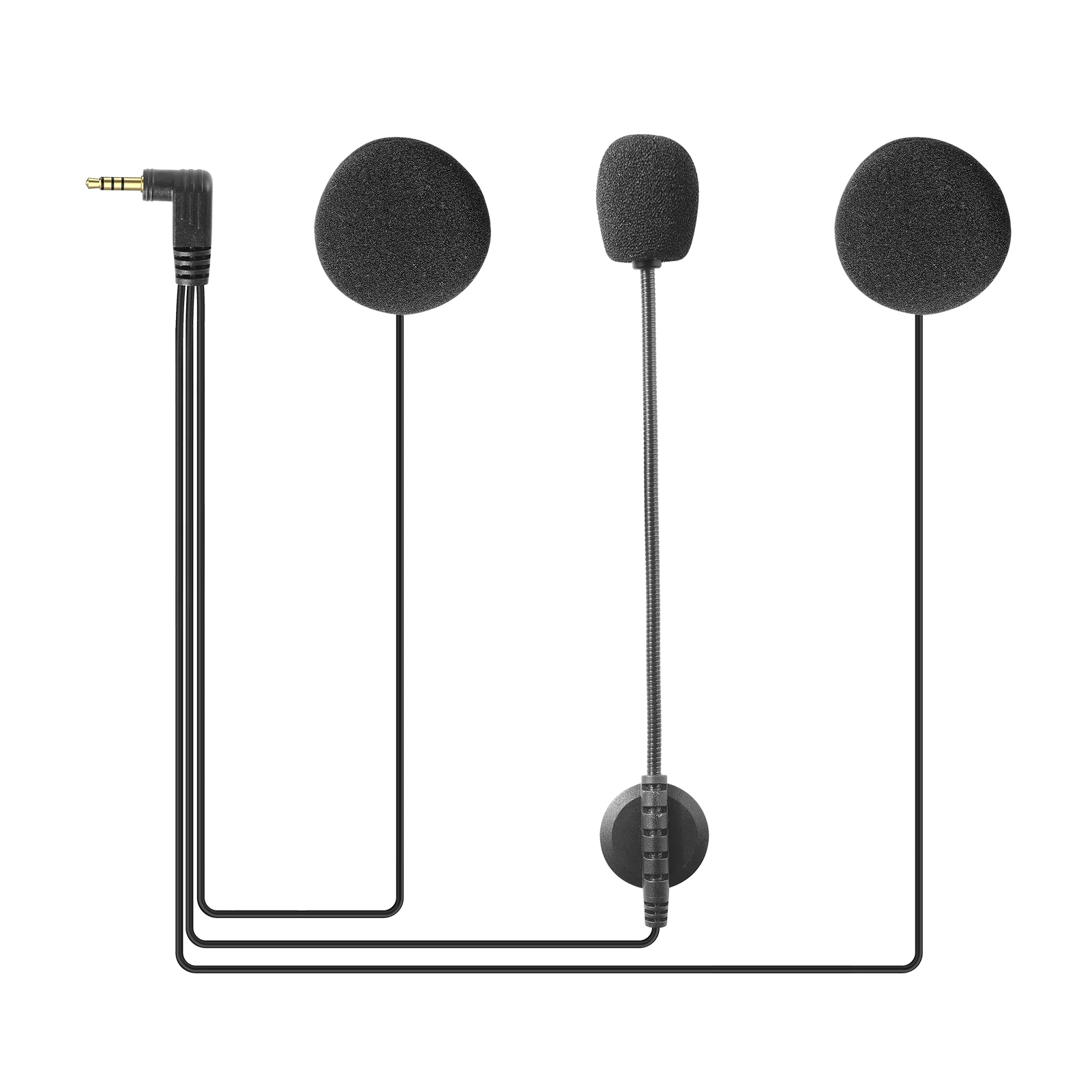 3.5MM Earphone Microphone Acce - Universal Motorcycle Helmet Intercom Headset 评论和价格