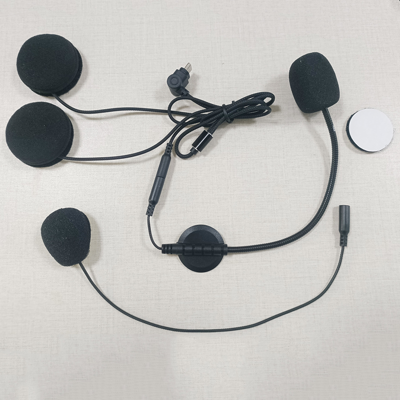 Type-C Earphone Speaker Access - Universal Motorcycle Helmet Intercom Headset 评论和价格