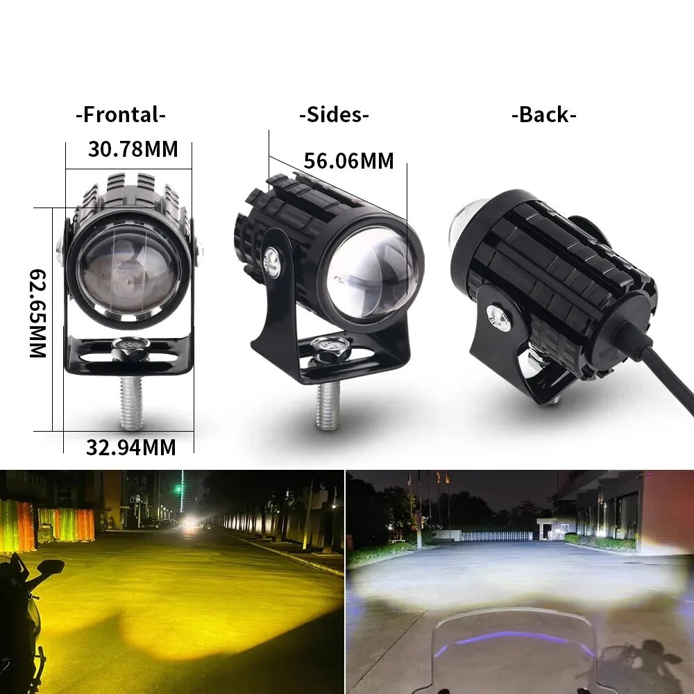 Universal Motorcycle LED Headl - Universal Motorcycle Led Headlight Projector 评论和价格