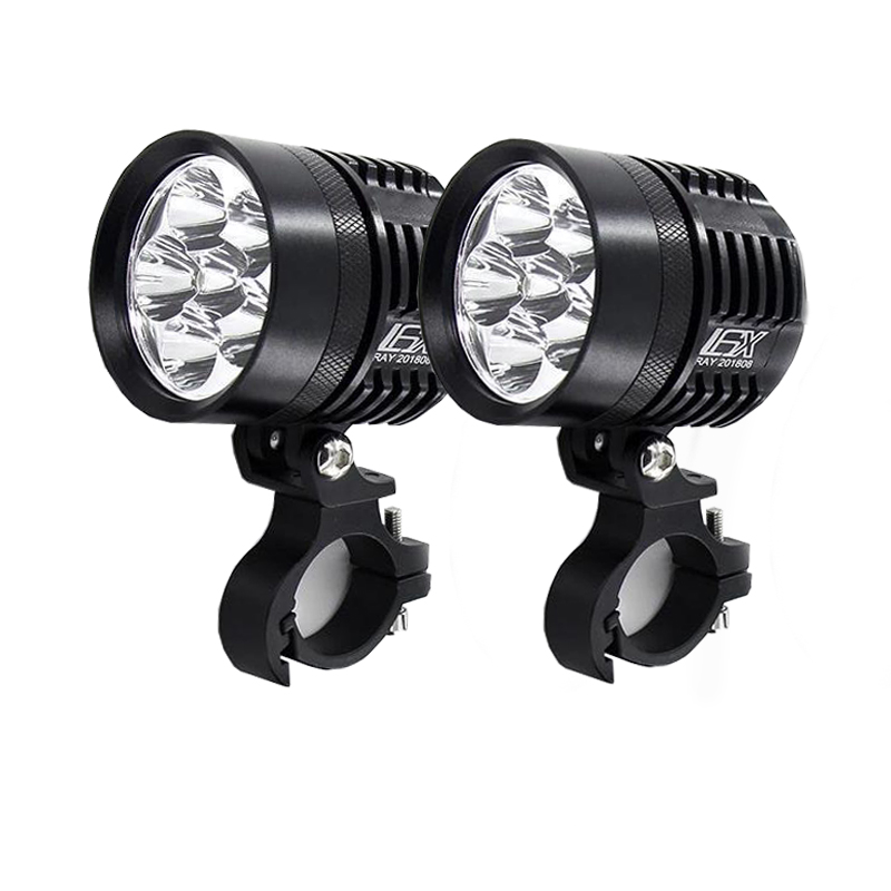 2PCS Universal L6X Headlight L - Universal Motorcycle Led Headlight Projector 评论和价格