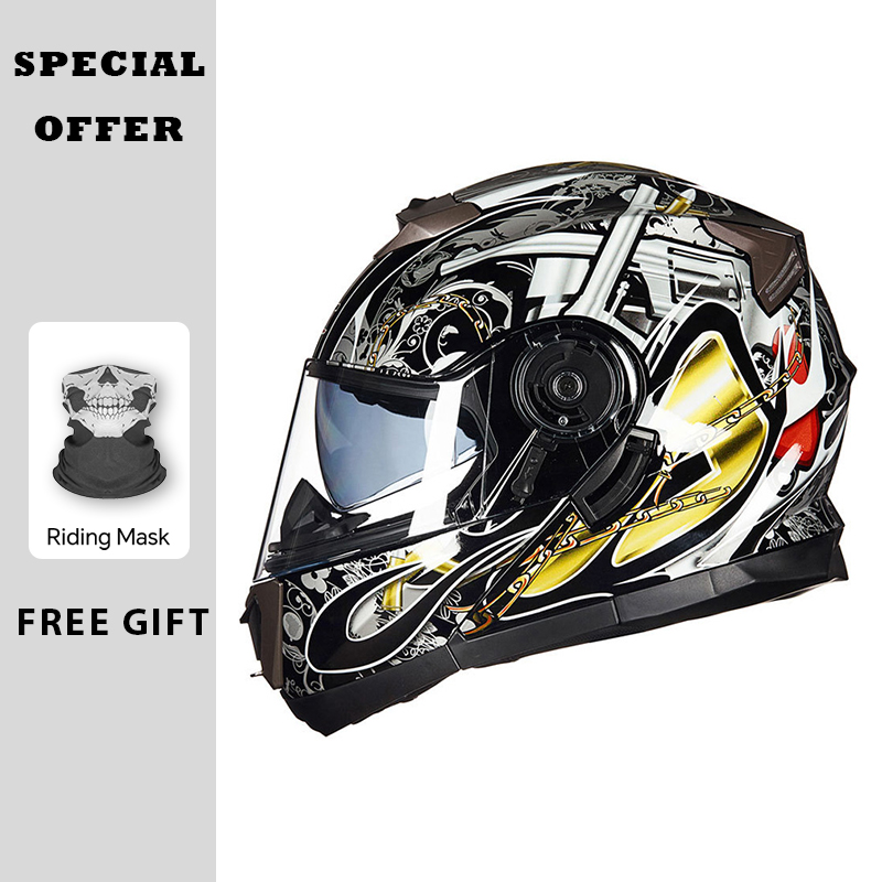 Motorcycle Helmets Modular Fli - Modular Flip Up Motorcycle Helmet Dot Approved 评论和价格