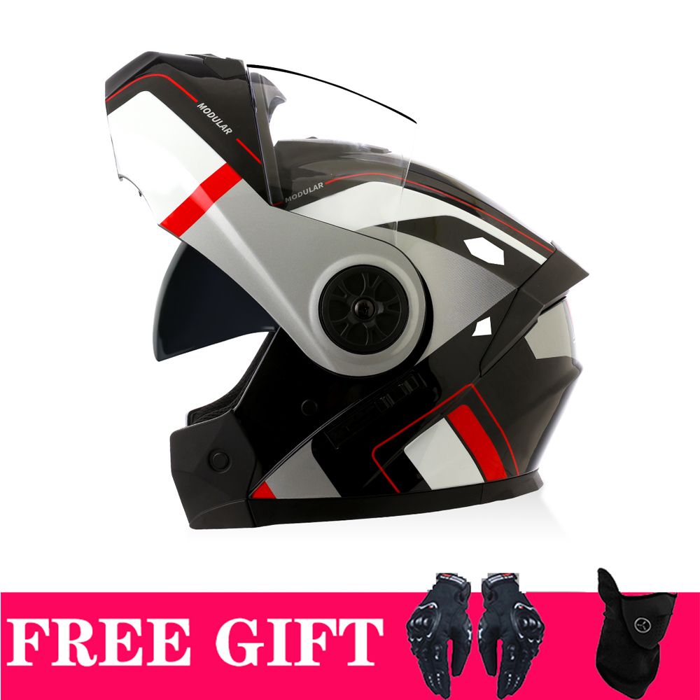 Double Visors Bluetooth Helmet - Full Face Motorcycle Helmet With Bluetooth 评论和价格