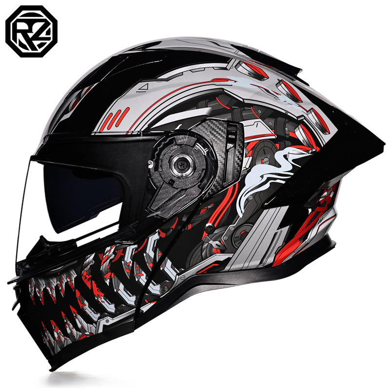 ORZ-997 Modular Flip Up Motorc - Modular Flip Up Motorcycle Helmet Dot Approved 评论和价格