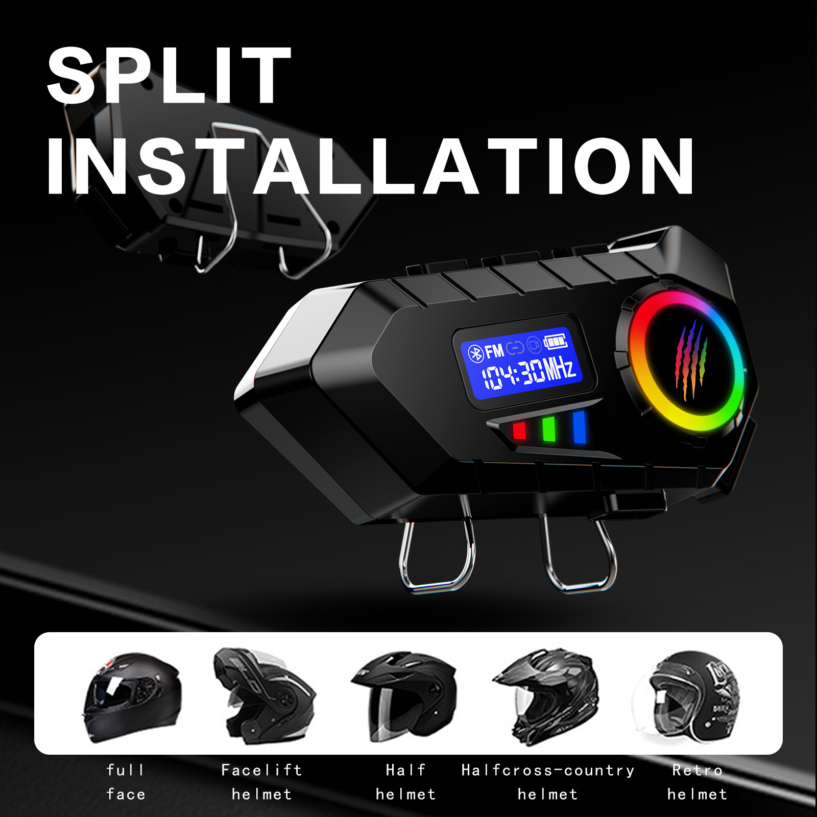 Y30 Motorcycle Helmet Headset  - Full Face Motorcycle Helmet With Bluetooth 评论和价格