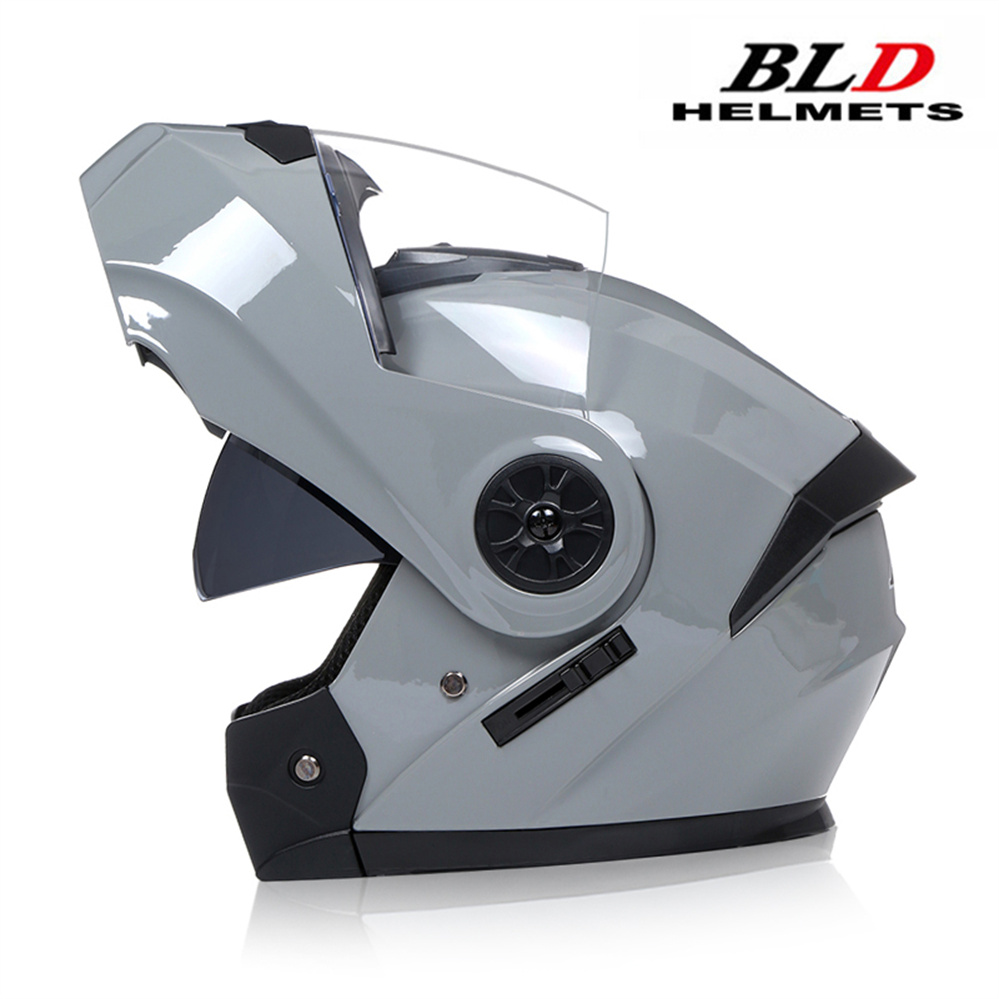 Modular Double Lens Motorcycle - Modular Flip Up Motorcycle Helmet Dot Approved 评论和价格