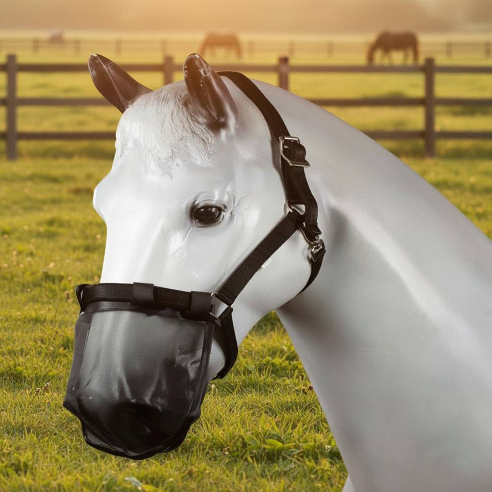 Horse Nose Guard Sturdy Horse  - Riding Gear 评论和价格