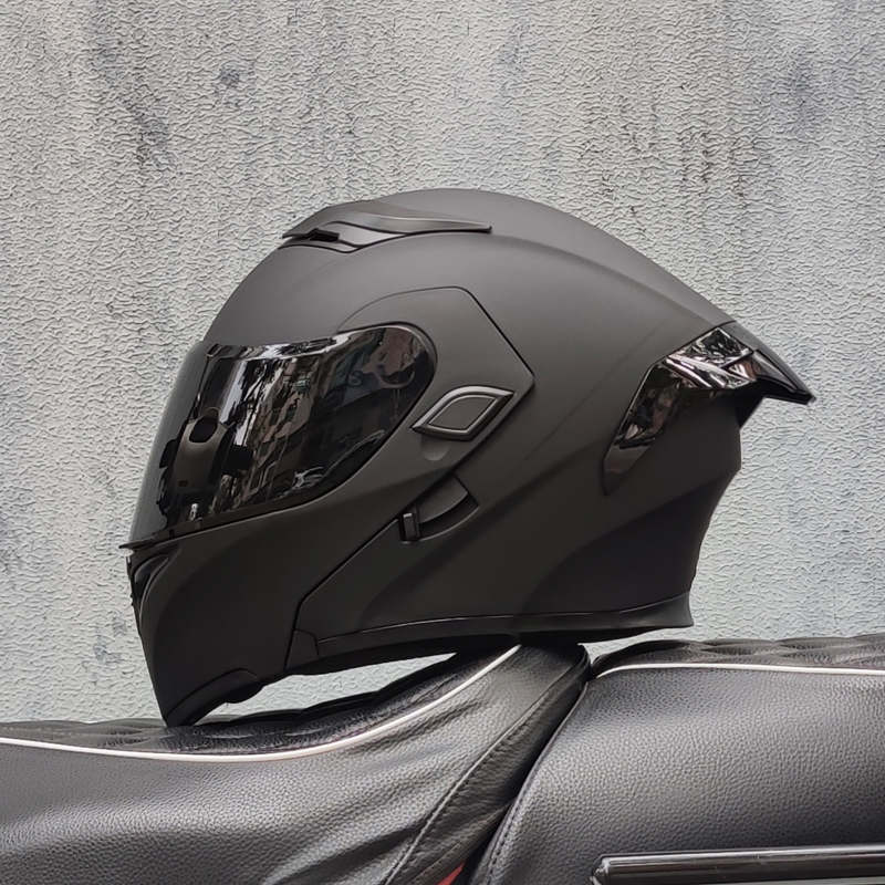 ORZ Motorcycle helmets Double  - Modular Flip Up Motorcycle Helmet Dot Approved 评论和价格