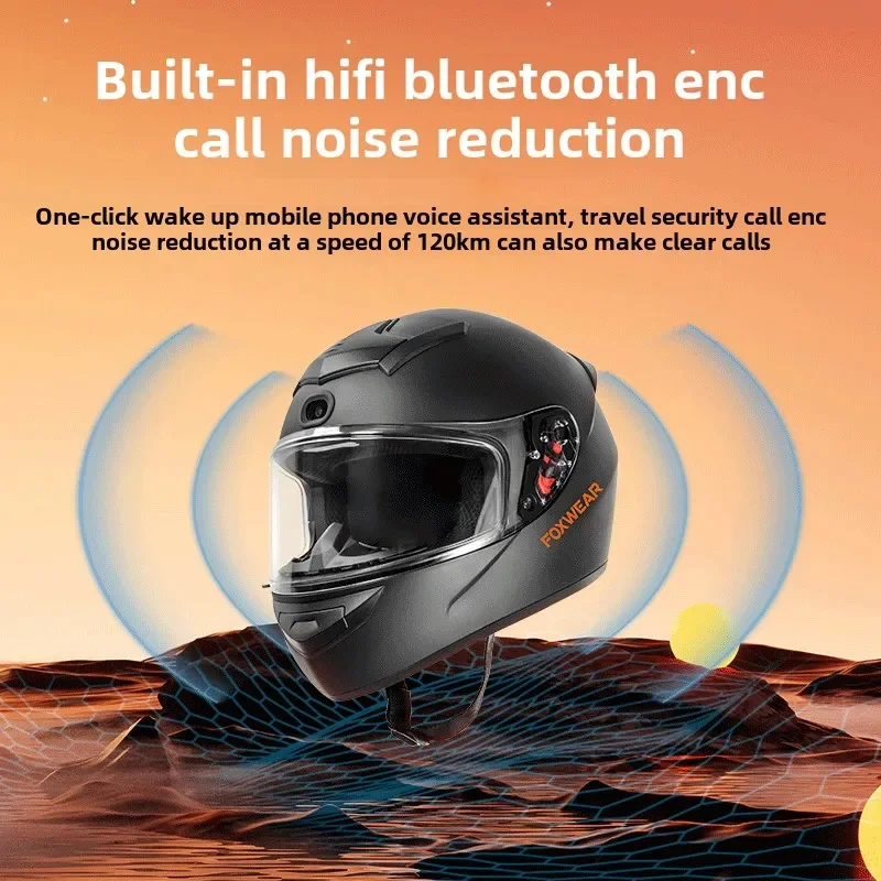 AI Intelligence Motorcycle Hel - Full Face Motorcycle Helmet With Bluetooth 评论和价格