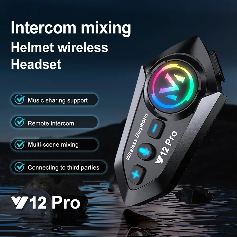 Y12 Pro Motorcycle Helmet Blue - Full Face Motorcycle Helmet With Bluetooth 评论和价格
