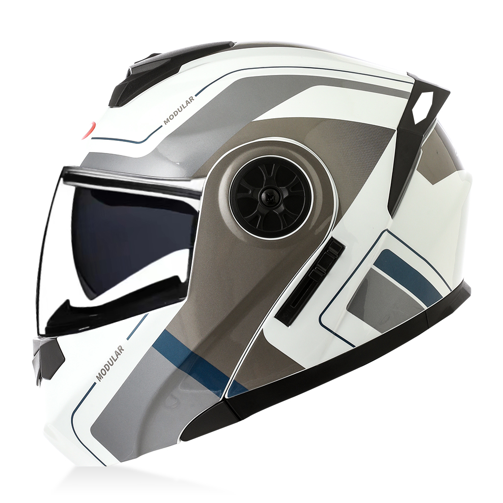 High Quality Modular Flip Up H - Modular Flip Up Motorcycle Helmet Dot Approved 评论和价格