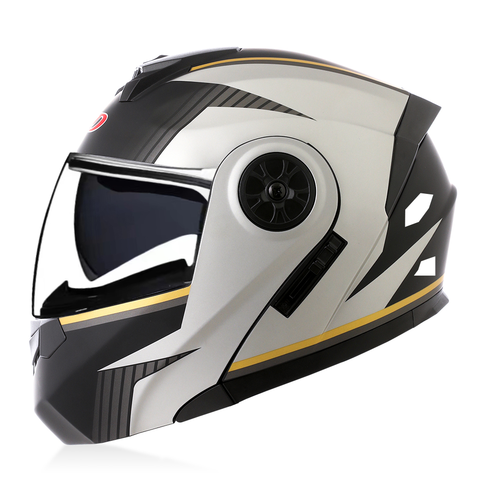 High Quality Modular Flip Up H - Modular Flip Up Motorcycle Helmet Dot Approved 评论和价格