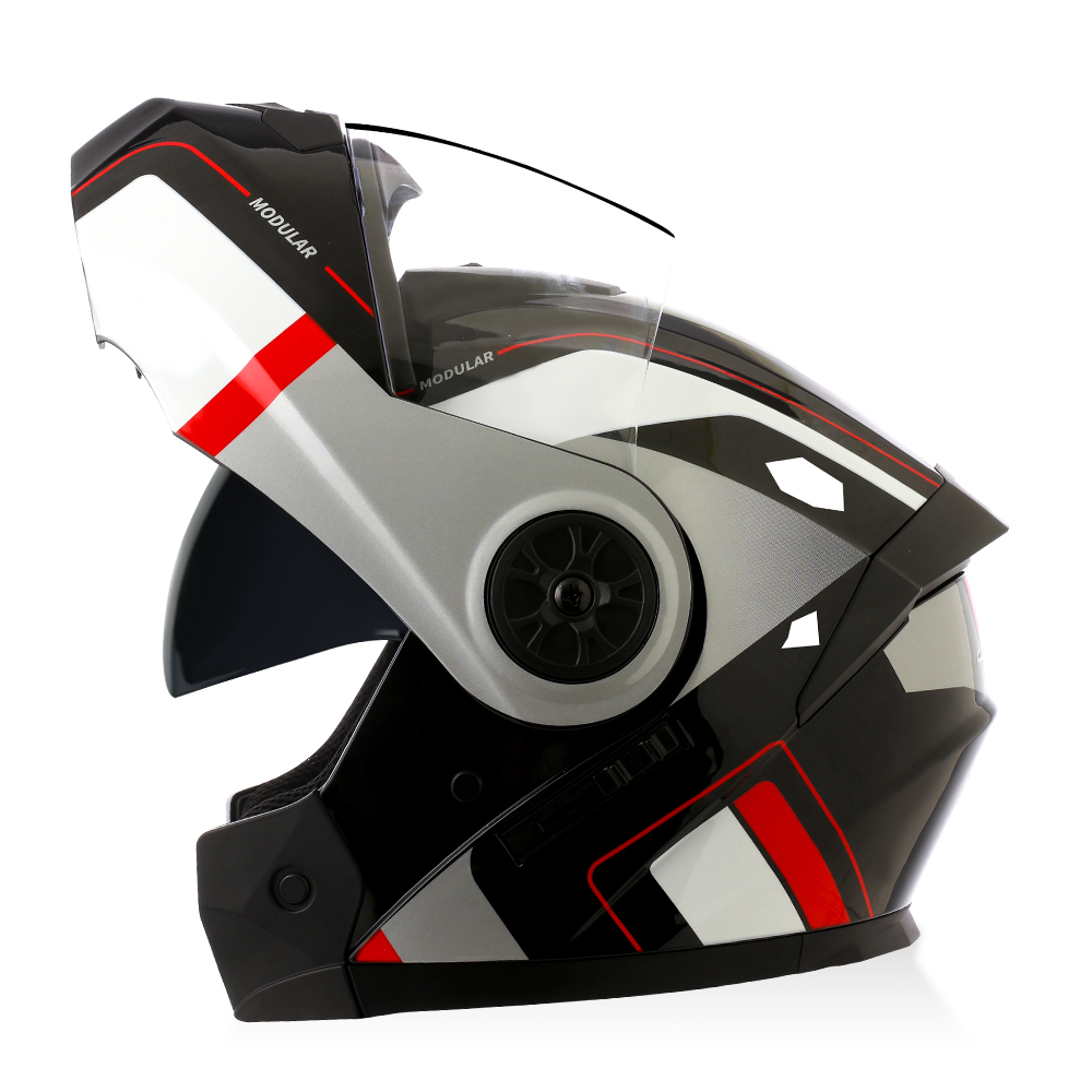 High Quality Modular Flip Up H - Modular Flip Up Motorcycle Helmet Dot Approved 评论和价格