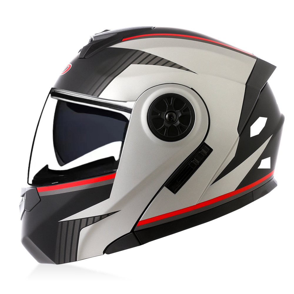High Quality Modular Flip Up H - Modular Flip Up Motorcycle Helmet Dot Approved 评论和价格
