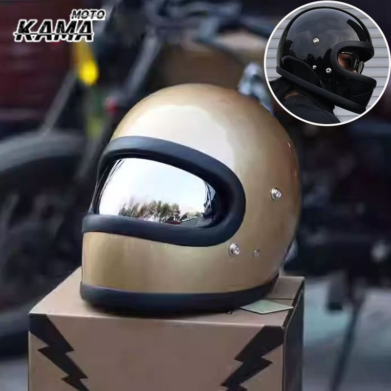 HOT DOT Certiication Retro Mot - Vintage Open Face Retro Helmet 评论和价格