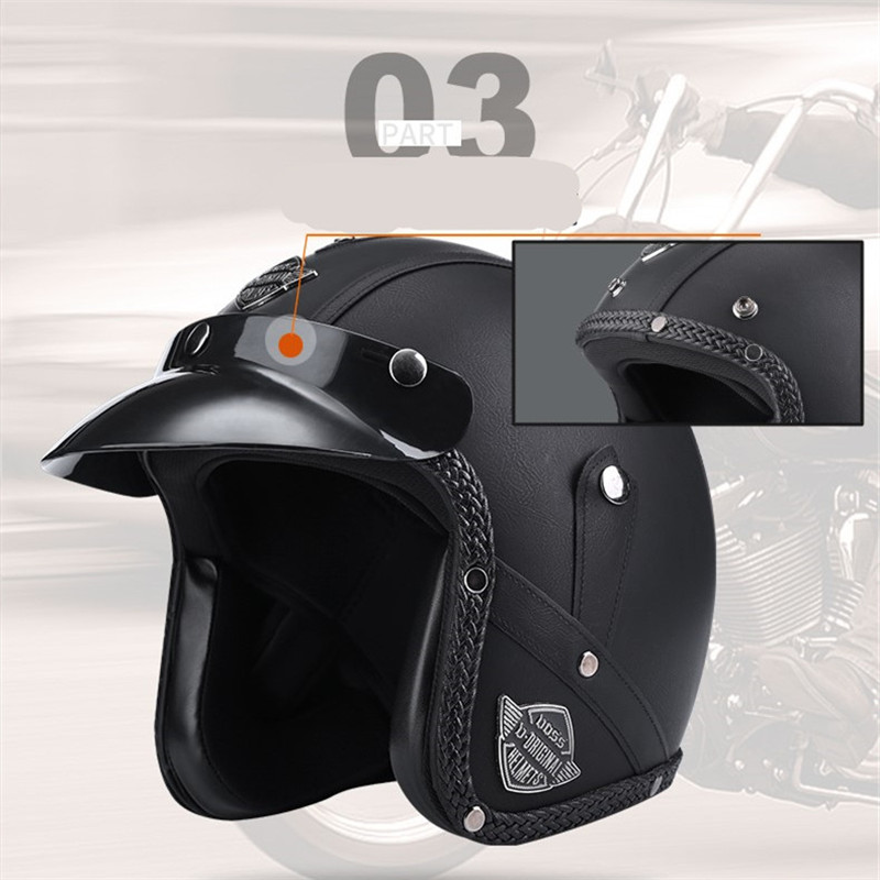 New Arrival Helmets Open Face  - Vintage Open Face Retro Helmet 评论和价格
