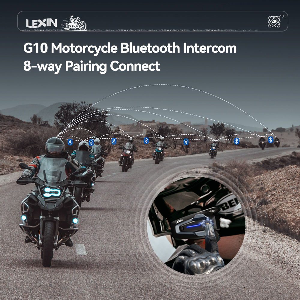 NEW-LEXIN G10 Motorcycle Helme - Universal Motorcycle Helmet Intercom Headset 评论和价格