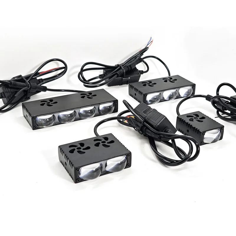 Car Grille LED Headlight Work  - Universal Motorcycle Led Headlight Projector 评论和价格