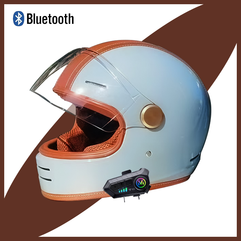 Vintage Casque Motorcycle Helm - Vintage Open Face Retro Helmet 评论和价格