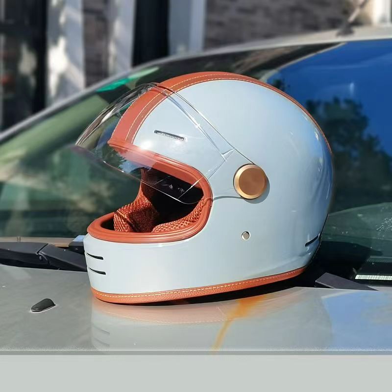 Vintage Casque Motorcycle Helm - Vintage Open Face Retro Helmet 评论和价格