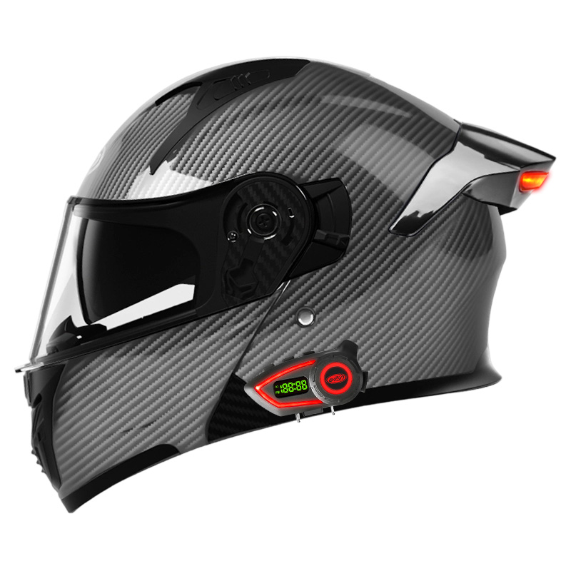 ABS Material Motorcycle Helmet - Modular Flip Up Motorcycle Helmet Dot Approved 评论和价格